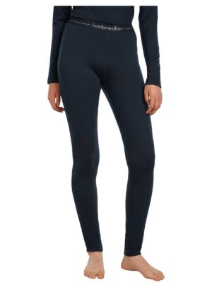 Icebreaker Merino 200 Oasis Leggings Dame S Blå Lange underbukser
