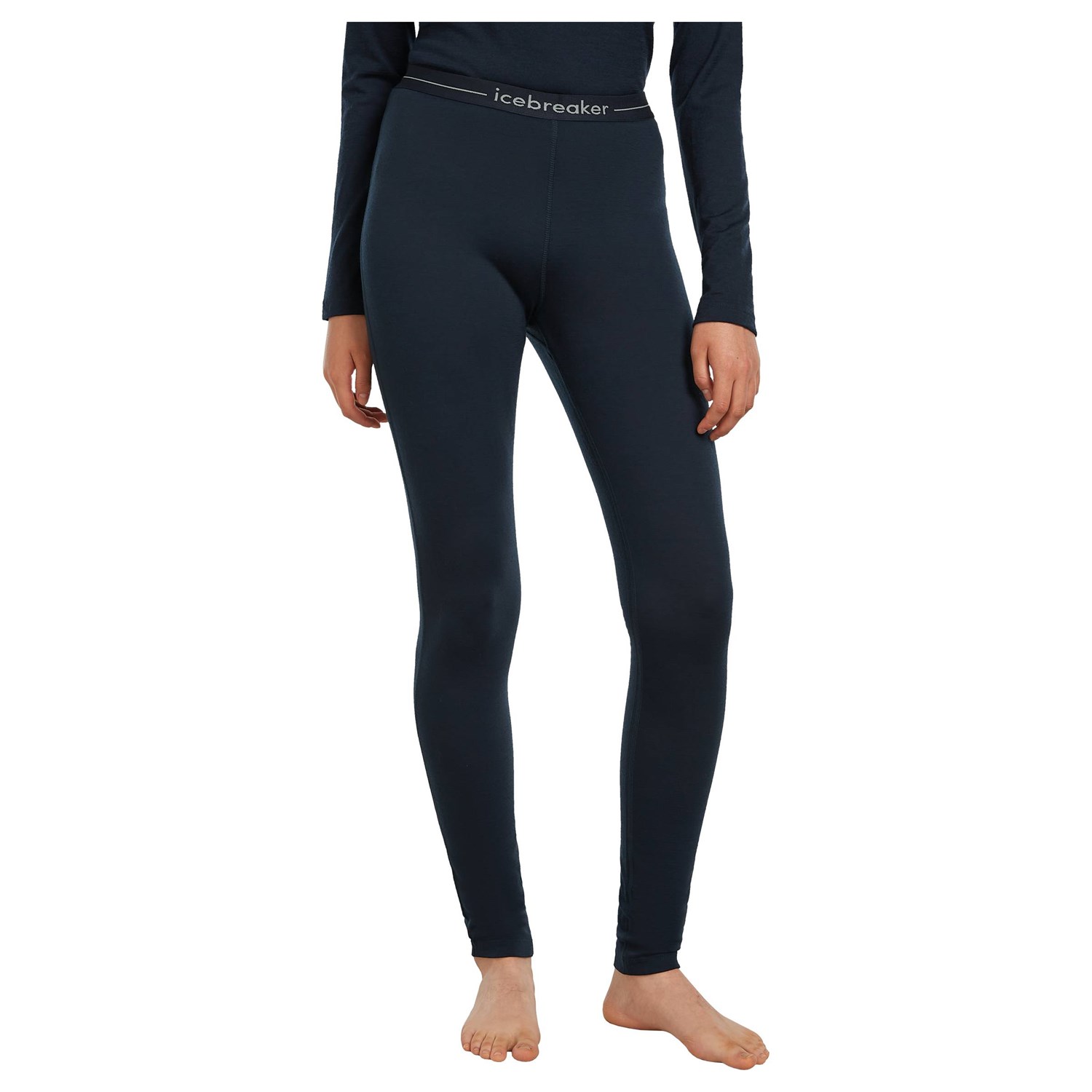 Icebreaker Merino 200 Oasis Leggings Dame S Blå Lange underbukser Icebreaker Merino 200 Oasis Leggings Dame S Blå Lange underbukser