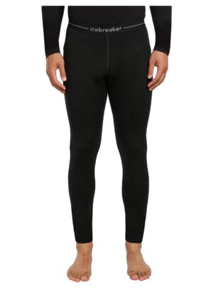 Icebreaker Merino 200 Oasis Leggings Herre L Sort Lange underbukser