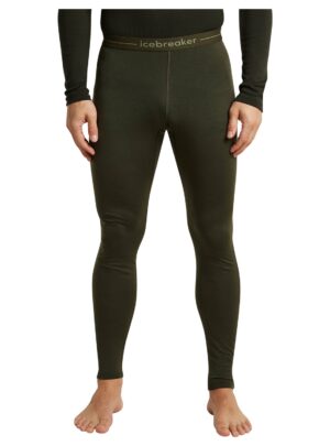 Icebreaker Merino 200 Oasis Leggings Herre S Grøn Lange underbukser