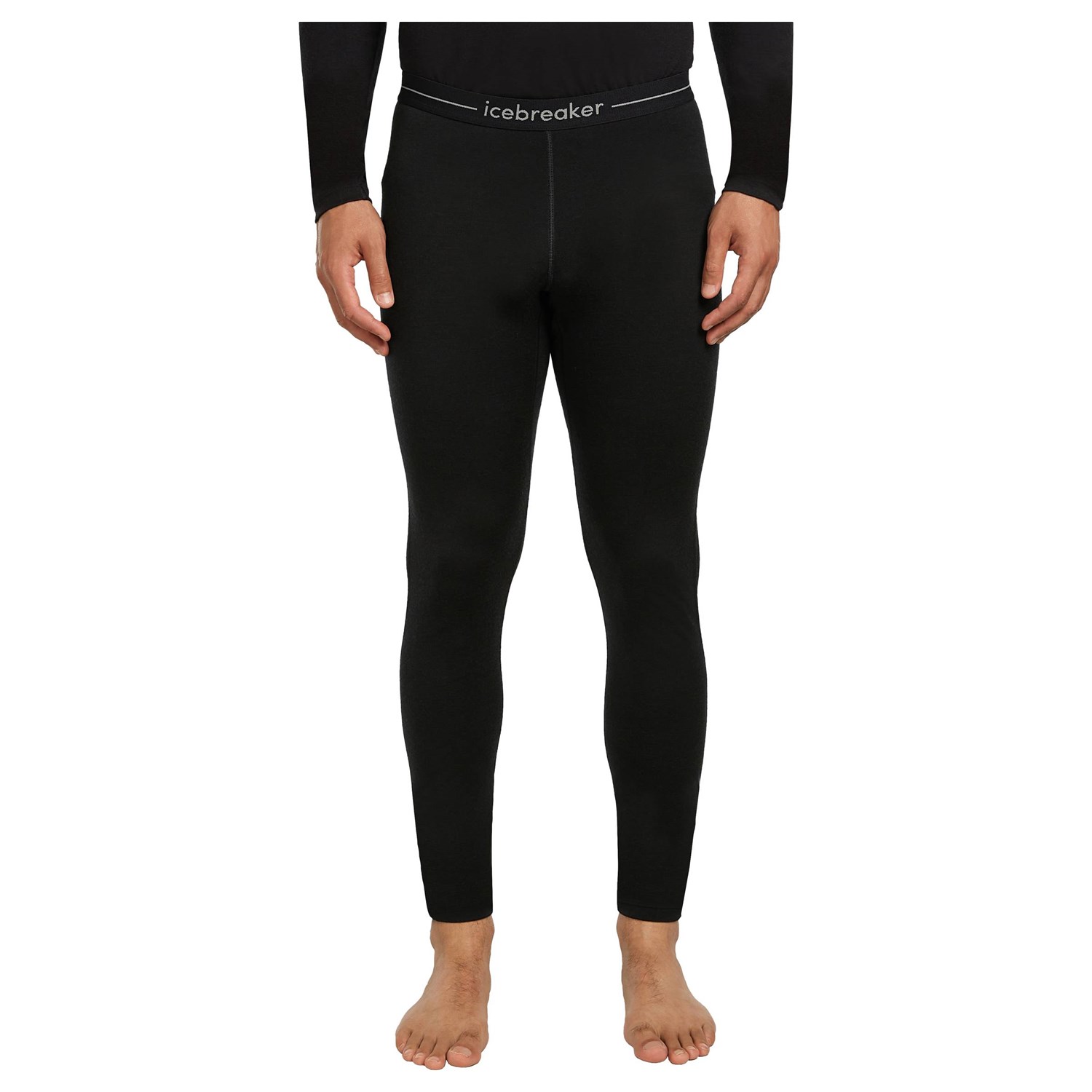 Icebreaker Merino 200 Oasis Leggings Herre S Sort Lange underbukser Icebreaker Merino 200 Oasis Leggings Herre S Sort Lange underbukser