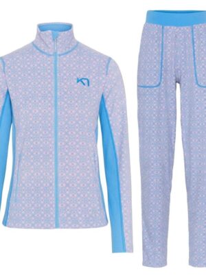 Kari Traa Olga Fleece Sæt, dame, blå