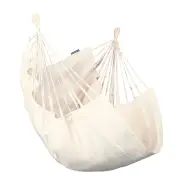 LA SIESTA Cumbia Organic Hængestol Basic Size i økologisk bomuld - Latte - Hængekøje