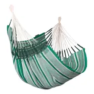LA SIESTA Cumbia Organic Hængestol Comfort Size i økologisk bomuld - Agave - Hængekøje
