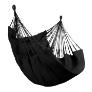 LA SIESTA Cumbia Organic Hængestol Comfort Size i økologisk bomuld - Onyx - Hængekøje