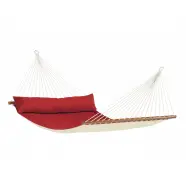 La Siesta Alabama Red Pepper - Foret Kingsize-hængekøje Med Tværpind