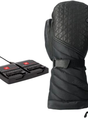 Lenz Heat Glove 6.0 + rcB 1400 batterier sæt, dame, sort