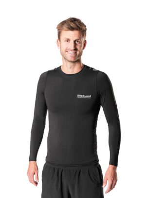 Liiteguard Spine-Tech Baselayer LS, herre, sort