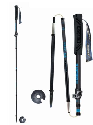 Masters Trecime Carbon vandrestav, black/blue - Vandrestave