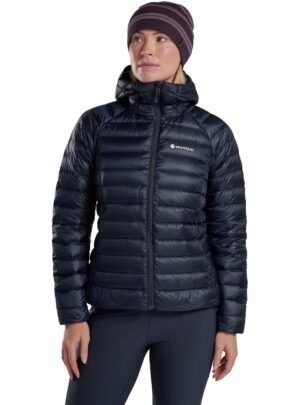 Montane Anti Freeze Hooded Down Jacket Dame S Blå Dunjakker