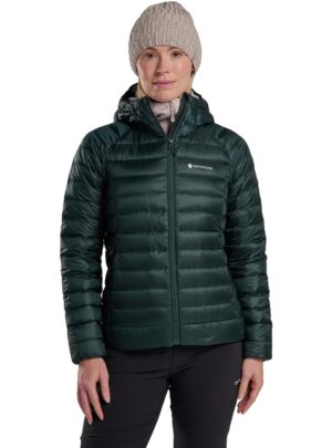 Montane Anti Freeze Hooded Down Jacket Dame S Grøn Dunjakker
