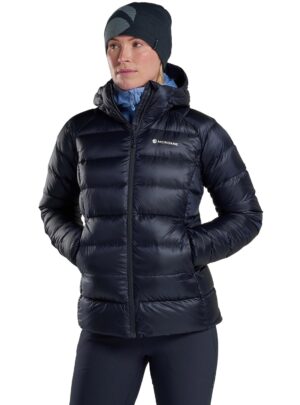 Montane Anti Freeze XT Hooded Down Jacket Dame XL Blå Dunjakker