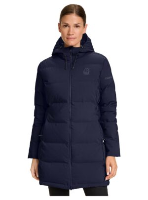 Nordisk Aukea Bonded Down Coat Dame S Blå Dunjakker