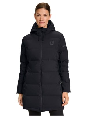 Nordisk Aukea Bonded Down Coat Dame S Cavier Black Dunjakker