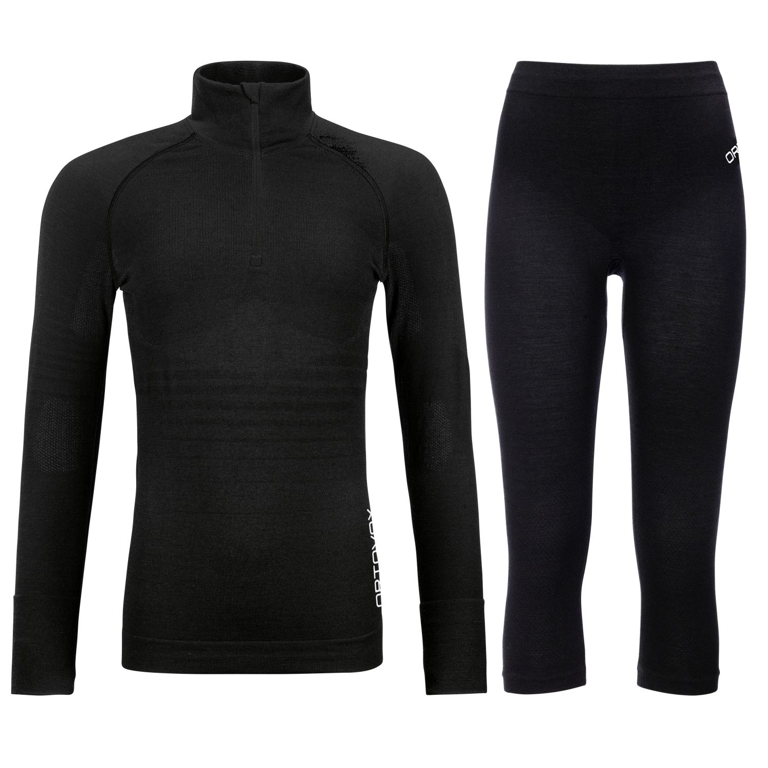 Ortovox 230 Competition 1/2 zip / 3/4 pant, sæt, dame, sort Ortovox 230 Competition 1/2 zip / 3/4 pant, sæt, dame, sort