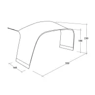 Outwell Wakefield L Tent Connector - Tilbehør til telte
