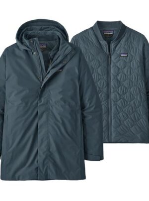 Patagonia Mens Heyes Peak 3-in-1 Parka, Summit Blue