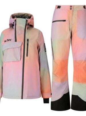 SLOPE Zuko AOP Skisæt, dame, orchid petal
