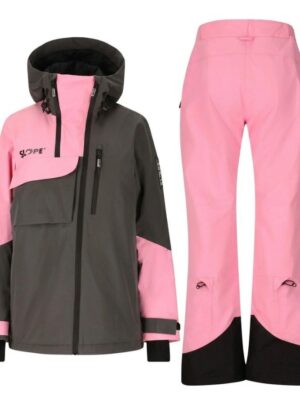 SLOPE Zuko Skisæt, dame, grå/pink