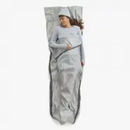 Sea To Summit Silk Blend Sleeping Bag Liner - Mummy - S Moonstruck Grey - Lagenpose