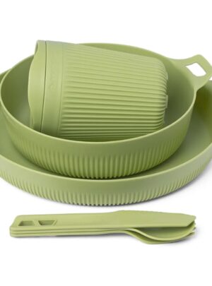 Sea to Summit Horizon Dinnerware Set, 6 Dele Grøn Spisegrej