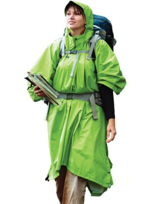 Sea to Summit Nylon Tarp 70D Poncho Grøn Regntøj & ponchoer