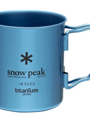 Snow Peak Titanium Single 450 ml Kop Blå Kopper & muggs