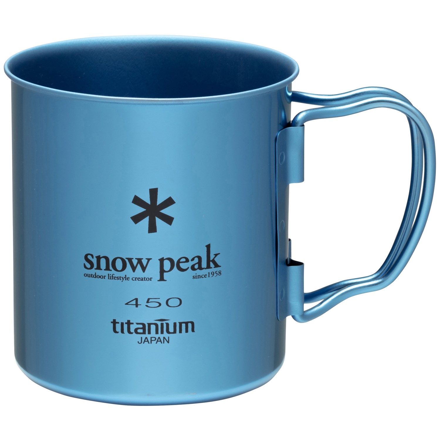 Snow Peak Titanium Single 450 ml Kop Blå Kopper & muggs Snow Peak Titanium Single 450 ml Kop Blå Kopper & muggs