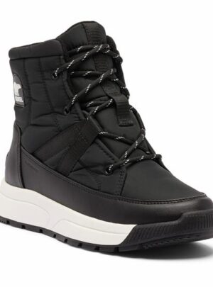 Sorel Whitney III Mid WP Womens, Black / Sea Salt