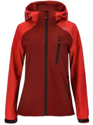 Weather Report Camelia W AWG regnjakke Dame 15.000mm-rococco red-44 - Regntøj, poncho