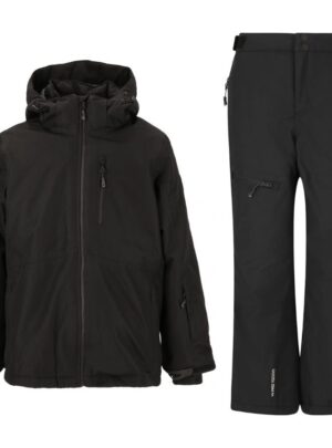 Whistler Drizzle/Rossburg regnsæt, junior, sort