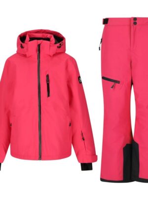 Whistler Rossburg skijakke/skibukser sæt, junior, rød