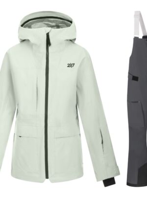 2117 of Sweden Dartsel 3l Skisæt, dame, grøn/grå