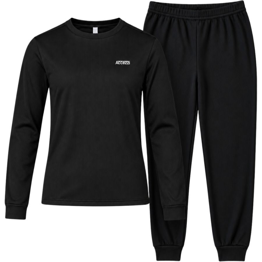 Accezzi Baselayer, skiundertøj, dame, sort Accezzi Baselayer, skiundertøj, dame, sort