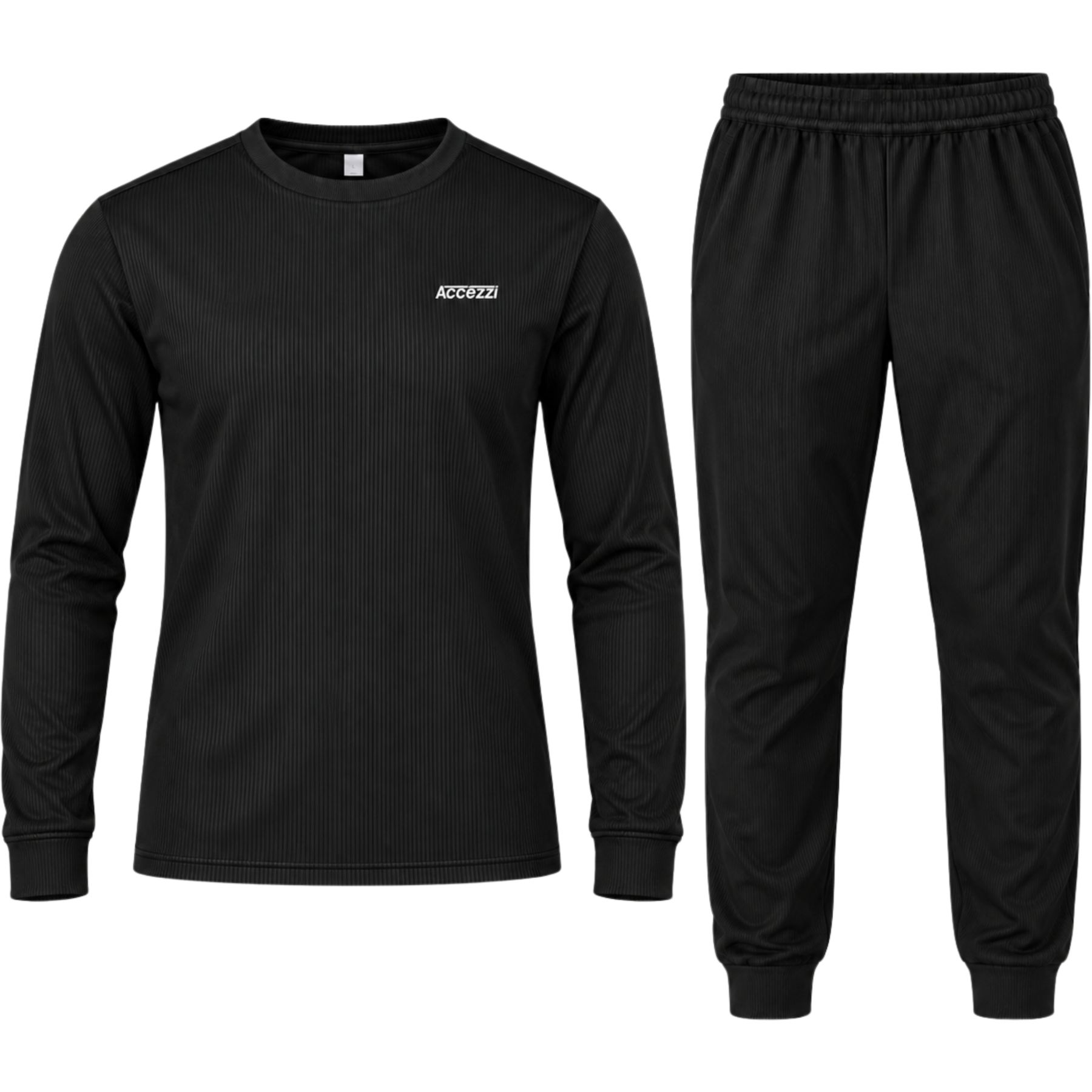 Accezzi Baselayer, skiundertøj, herre, sort Accezzi Baselayer, skiundertøj, herre, sort