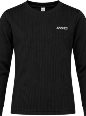 Accezzi Baselayer, skiundertøj, junior, sort