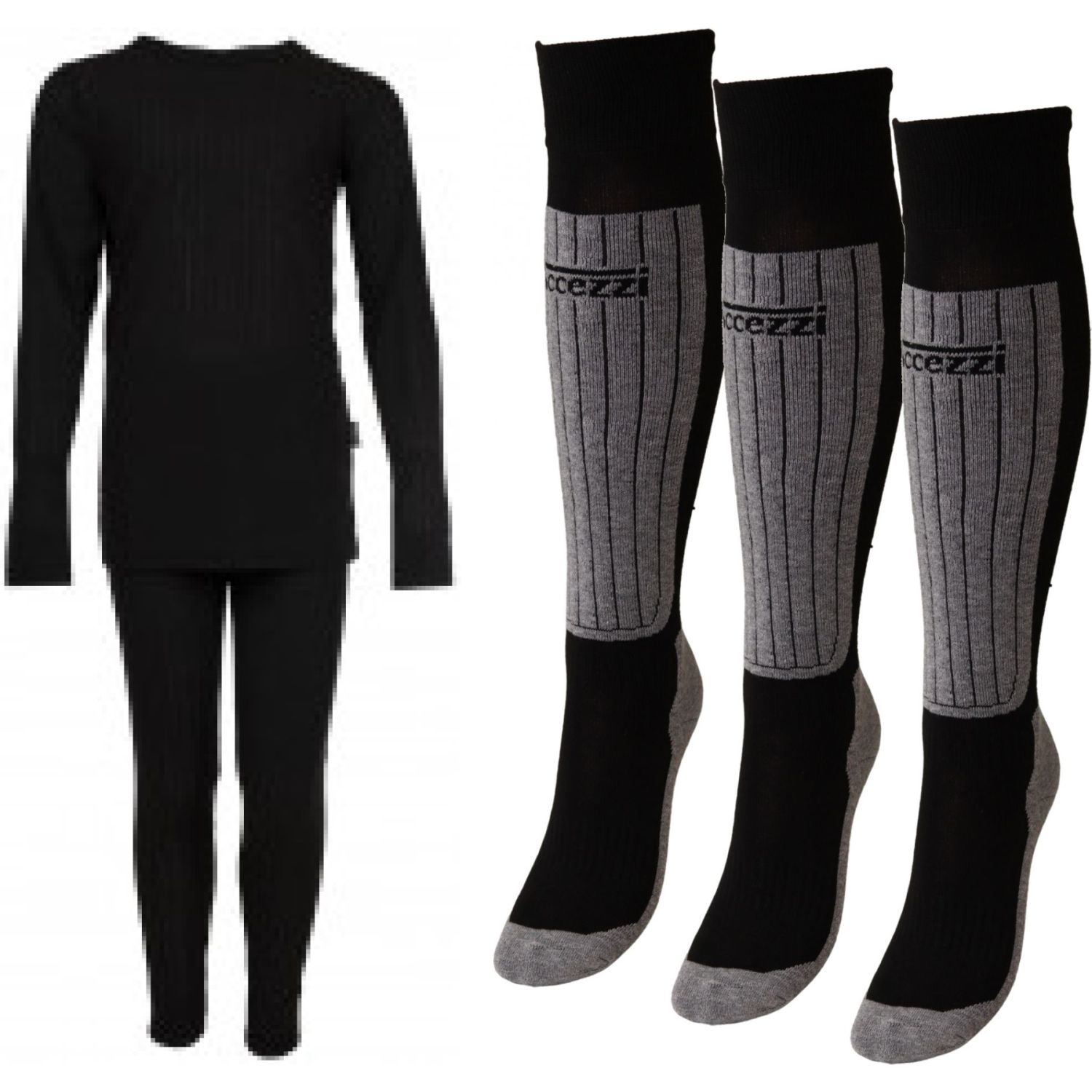 Accezzi skiundertøj + 3 par Coolmax skistrømper, dame Accezzi skiundertøj + 3 par Coolmax skistrømper, dame