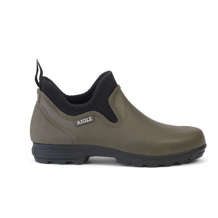 Aigle Lessfor Plus gummistøvler, kaki Aigle Lessfor Plus gummistøvler, kaki