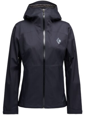 Black Diamond Fineline Stretch Shell Jacket Dame M Sort Skaljakker