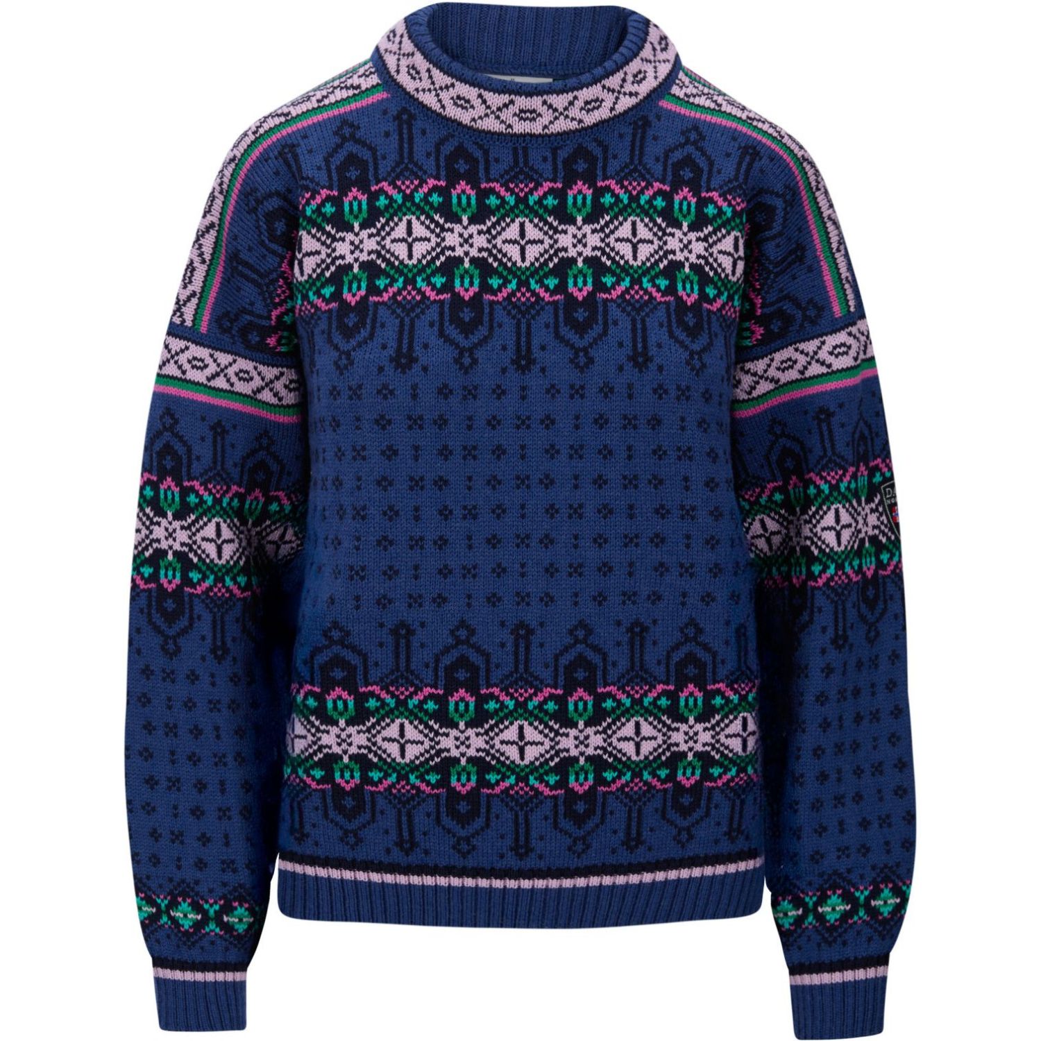 Dale of Norway Albertville Fem. Sweater, fleecetrøje, dame, blå Dale of Norway Albertville Fem. Sweater, fleecetrøje, dame, blå