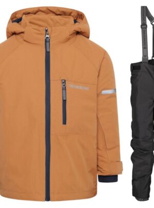 Didriksons Dacit/Falke skisæt, junior, sort/orange