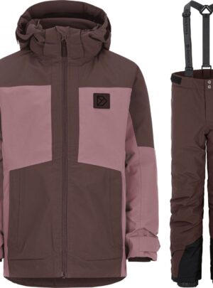 Didriksons Dolomit 3 Skisæt, børn, dulse pink/shadow brown