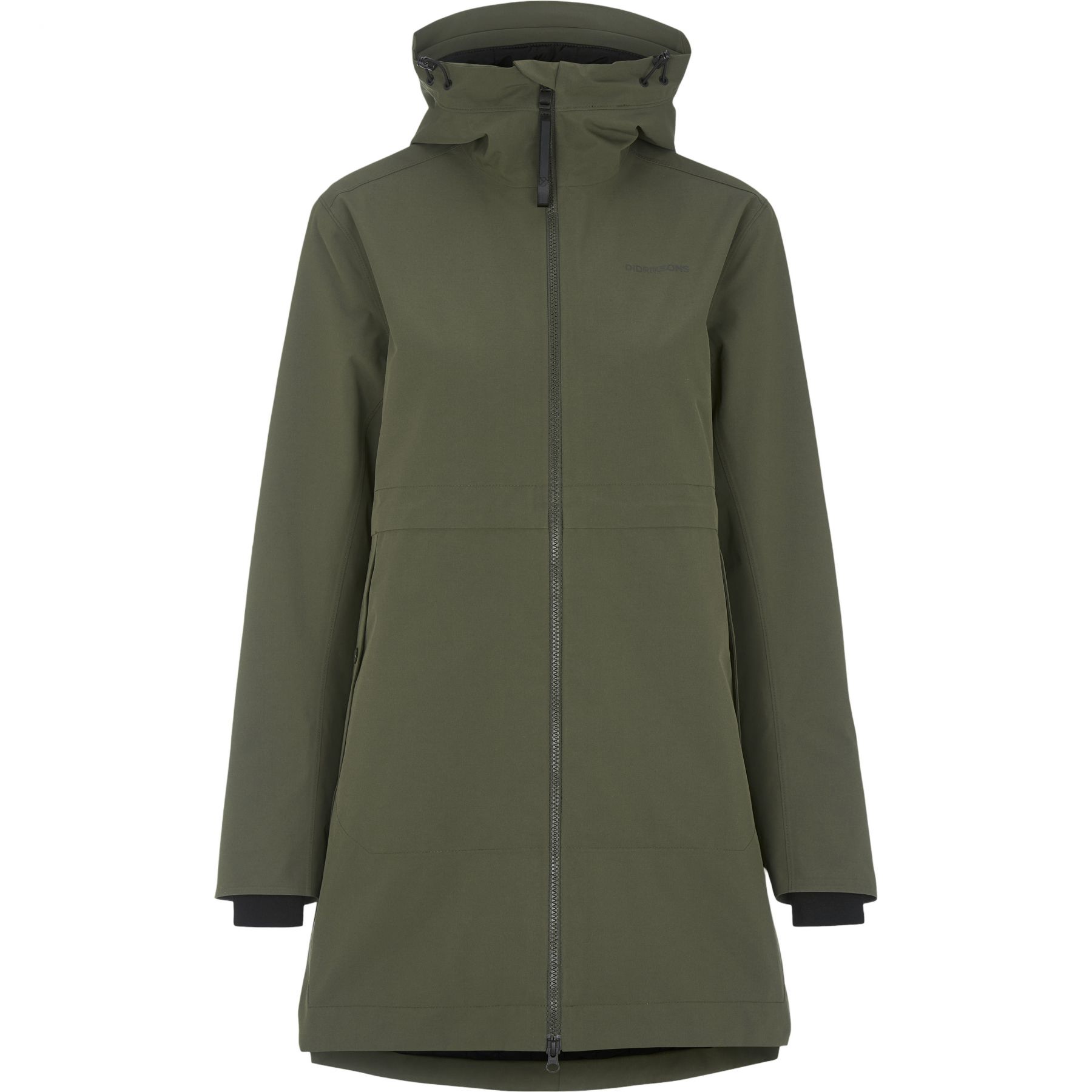 Didriksons Elena, parka, dame, mørkegrøn Didriksons Elena, parka, dame, mørkegrøn