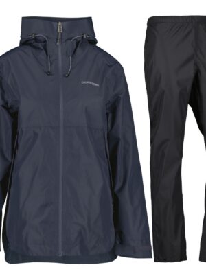 Didriksons Tilde/Grand regnsæt, dame, navy/sort