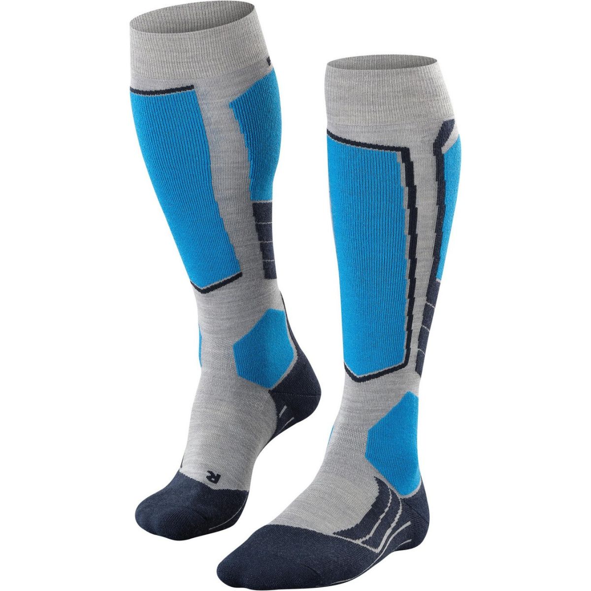 Falke SK2 Wool skistrømper, herre, grå Falke SK2 Wool skistrømper, herre, grå