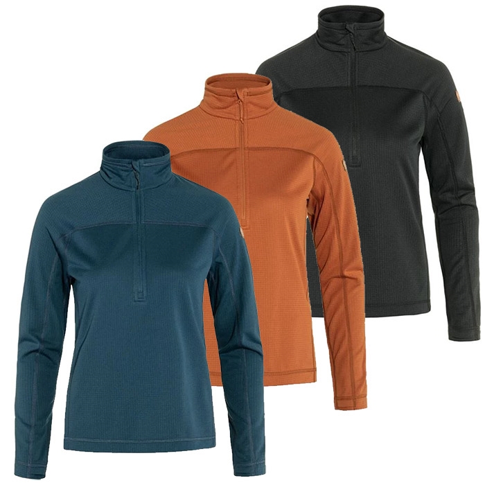 Fjällräven Abisko Lite Fleece Half Zip Woman Fjällräven Abisko Lite Fleece Half Zip Woman