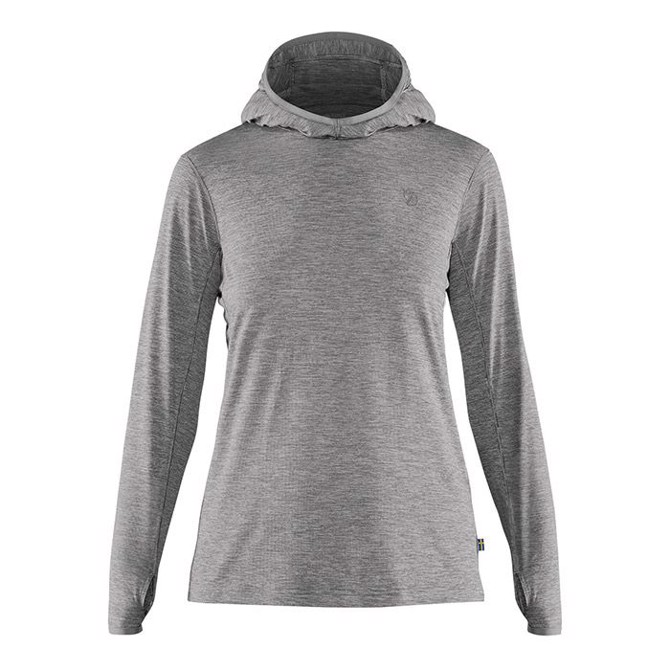 Fjällräven Abisko Sun-Hoodie Women, shark grey-M Fjällräven Abisko Sun-Hoodie Women, shark grey-M