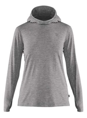 Fjällräven Abisko Sun-Hoodie Women, shark grey-XL