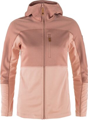 Fjällräven Abisko Trail Fleece W-chalk rose / dusty rose-L - Fleecejakker og softshell