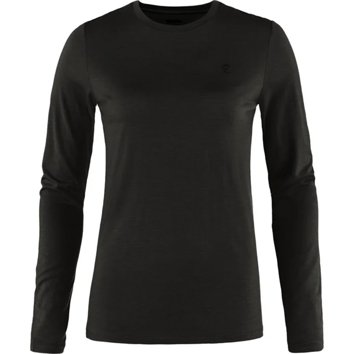 Fjällräven Abisko Wool LS Women-black-XS Fjällräven Abisko Wool LS Women-black-XS